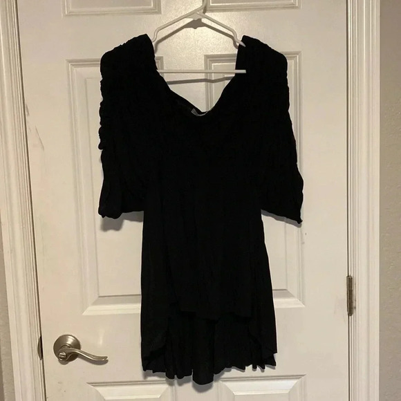 Blue tassel gathered top - Picture 1 of 4